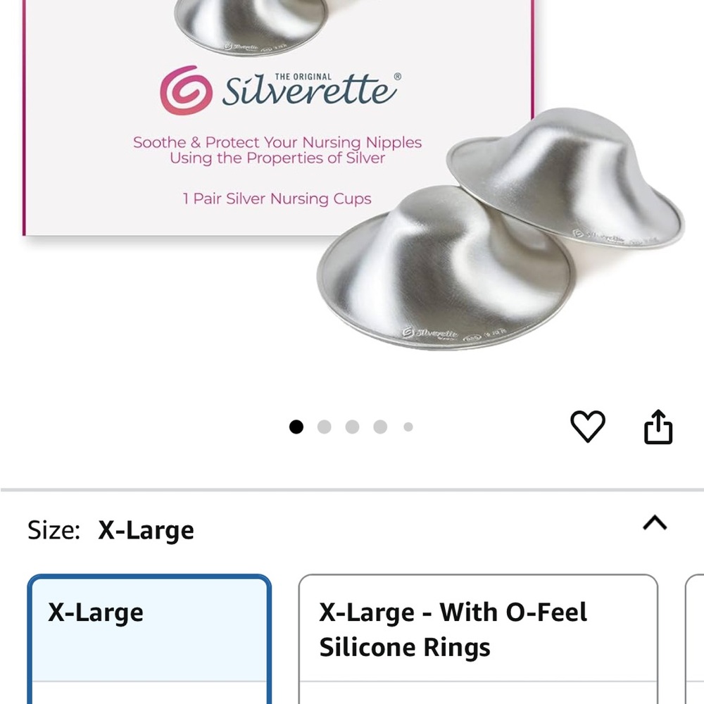 Silver Jeans Silver Nursing Cups XL
